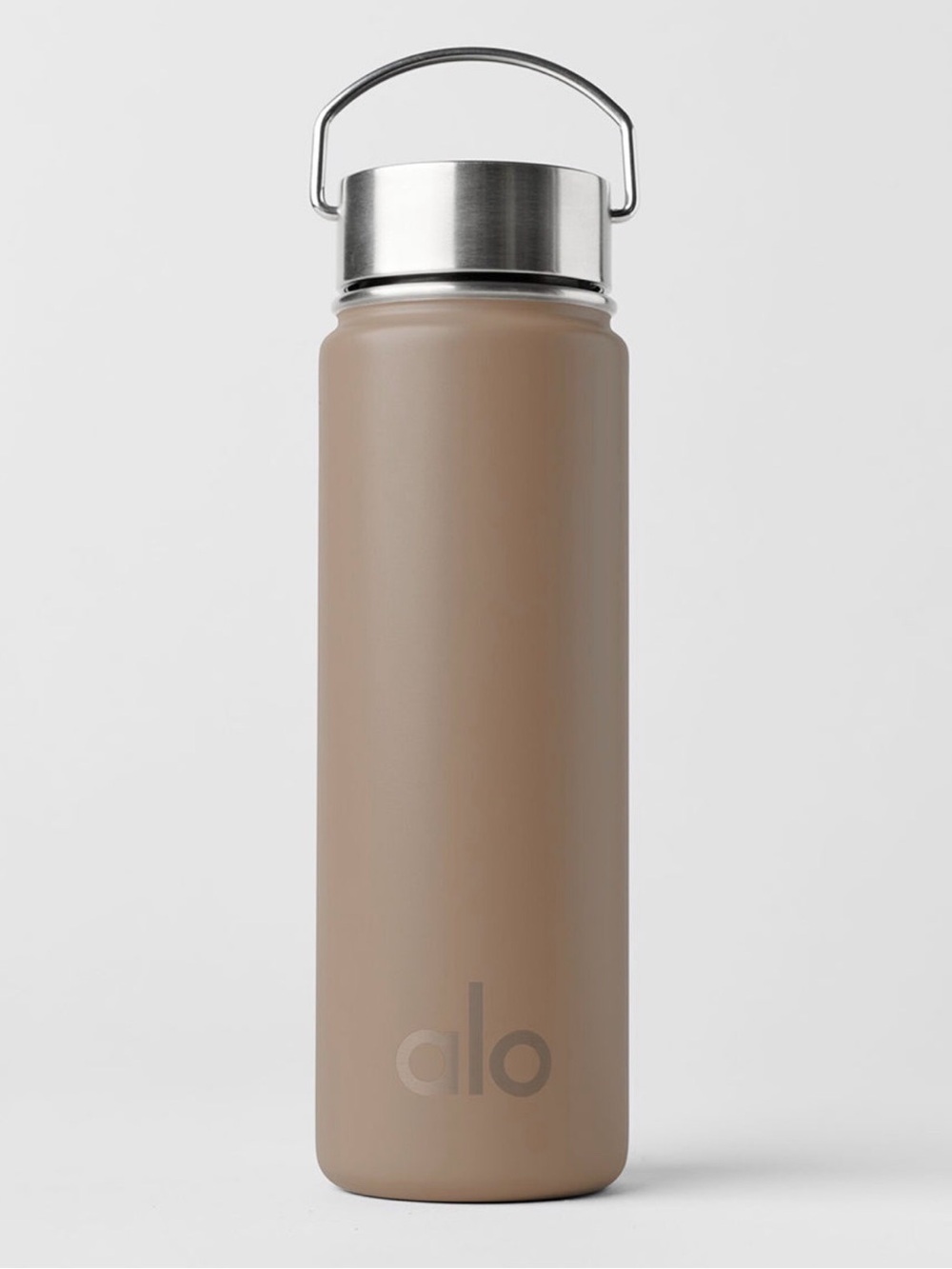 Alo water bottle in gravel